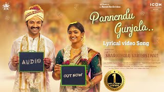 Pannendu Gunjala Lyrical Song  Sharathulu Varthisthai  Chaitanya Rao Bhoomi Shetty Kumara Swamy [upl. by Hathaway]