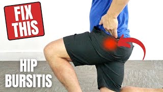 3 BEST Stretches For Hip Bursitis And Low Back Pain Relief [upl. by Sadnalor345]