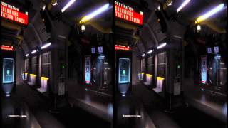 Alien Isolation 3D SBS Tridef [upl. by Aekahs]