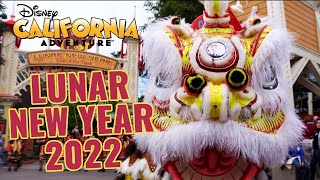 Disney California Adventure Park Lunar New Year 2022 Experience [upl. by Refinnaj]