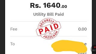 How to pay ptcl bill in jazz cash appptcl ka bill ab jazz cash sy jama karainjazzcash ptcl bill [upl. by Dnartreb]