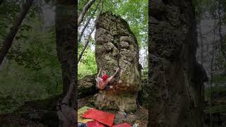 Frankenjura  Pfiffer links 7B climbing bouldering rockclimbing [upl. by Gnek]