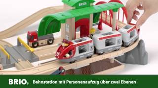 BRIO World  33052 Straßen amp Schienen Bahn Set Deluxe [upl. by Stalder]