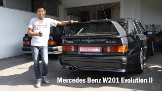 Our Garage 1  Mercedes Benz W201 190E Evo Baby Benz [upl. by Laup]