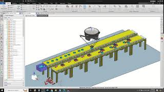 Robot Delta ABB IRB360 by NX2312 MCD Simulation [upl. by Aymer]