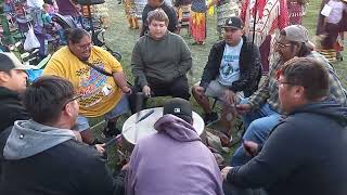 Little Bear Grand Entry  Obaashiing Powwow 2024 [upl. by Herzel]