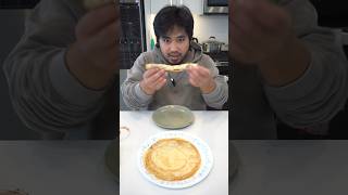 My attempt at making palacinke palacinke balkanbreakfast balkanfood mukbang pancake [upl. by Eiramit]