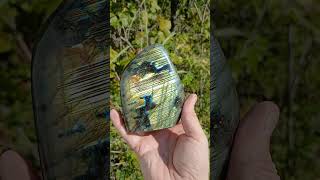 Labradorite Lives a Double Life crystal crystals minerals nature gems minerals [upl. by Blaseio]