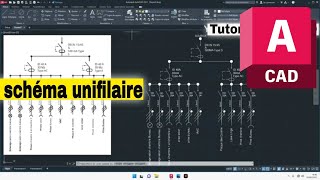 Guide Des Plans Electriques  Schéma Unifilaire Sur AutoCAD [upl. by Orose]