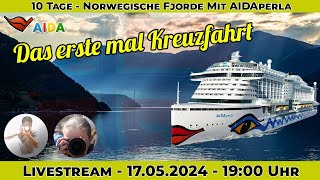 Livestream  Endlich wieder Live  Entspannter Talk rund um unsere kommende Kreuzfahrt mit AIDAperla [upl. by Hoisch]