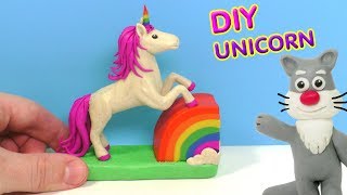 ЕДИНОРОГ ЛЕПИМ ИЗ ПЛАСТИЛИНА  DIY UNICORN [upl. by Rubio]