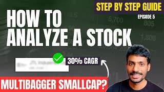 Stock Analysis Made Easy  Part 5  Step by Step Demo on How to Analyse a Stock [upl. by Ajam1]