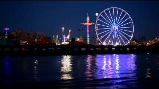 The Del Mar Fair in High Speed The Ferris Wheel at night [upl. by Nylrahc]