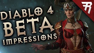 Diablo 4 Beta Impressions Initial Review [upl. by Amrak]