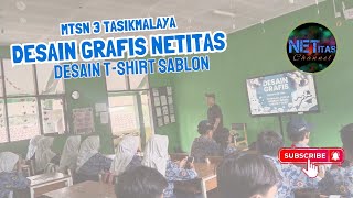 Desain Grafis Netitas  Membuat Desain Sablon Tshirt [upl. by Arateehc]