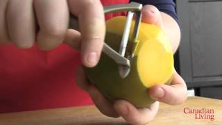 How To Peel And Cut A Mango [upl. by Eam]