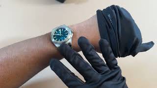 IWC Ingenieur Green Unboxing amp Review IW328903 Aqua 4K [upl. by Hcardahs]