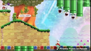 Super Mario Wonder  Piranha Plant sings quottoreador marchquotThe Fnaf Song [upl. by Shute]