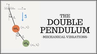 Equations of Motion for the Double Pendulum 2DOF Using Lagranges Equations [upl. by Ahsienyt]