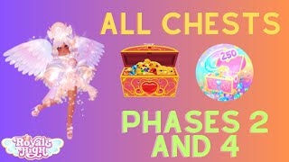 ALL CAMPUS 3 CHEST LOCATIONS IN PHASE 3 AND FOUR  Royale High Chest Locations [upl. by Libna]