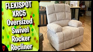 Must Have Chair Flexispot Xrc5 Oversized Swivel Rocker Recliner  MumblesVideos Product Review [upl. by Nnaeilsel]