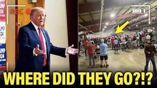 Trump Rally FAILS MISERABLY ONLY THREE PEOPLE SHOW UP [upl. by Ailic]