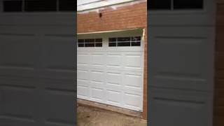 8x7 Hormann 2100 medley garage door wheatonil 60187  6302719343 [upl. by Ecnerwaled512]