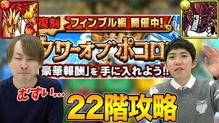 【ポコダン】タワポコフィンブル編復刻！22階を攻略してみた！【ポコロンダンジョンズ】 [upl. by Dodds]