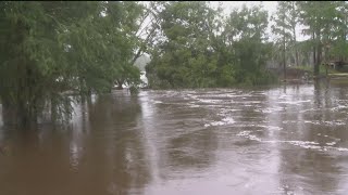 Flooding wreaking havoc on eastern Georgia coast [upl. by Floyd143]