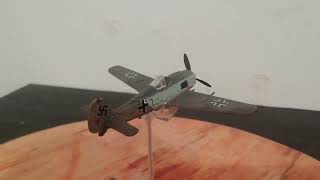 Focke Wulf FW190A 1144th Scale by Aviation Models [upl. by Ymrej]