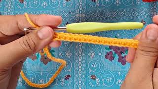 How to make a single crochet  for beginners [upl. by Gerardo]