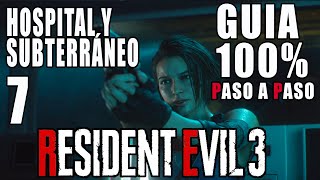 GUIA COMPLETA PASO A PASO AL 100  HOSPITAL Y SUBTERRÁNEO  RESIDENT EVIL 3 [upl. by Gertrudis362]