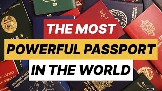 The most powerful passport in 2024 [upl. by Jacobo]