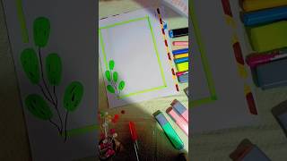 Simple front page design for school project and assignment shorts viralvideo assignment [upl. by Popelka849]