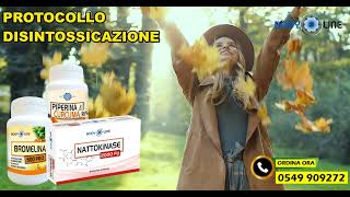 KIT DISINTOSSICAZIONE con Nattokinase 2000fu Bromelina 500pro Piperina e Curcuma Più Detox [upl. by Notyalc]