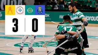 Highlights Sporting CP vs FC Porto I Divisão Hóquei Patins 201920 [upl. by Nylrehs]