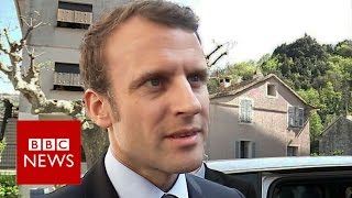 Emmanuel Macron Im not a naive optimist BBC News [upl. by Ilona]