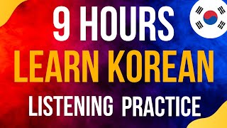 9 Hours of Korean CONVERSATION Practice  Improve your Korean from Morning until Night [upl. by Licht44]