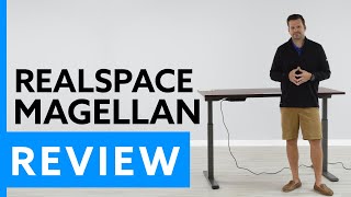 Realspace® Magellan Performance Electric HeightAdjustable Desk Review  Rating  Pricing [upl. by Eiuol187]