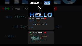 Text Making using HTML and CSS 😍 Add image to text textmasking codinghacks htmlcss csstutorial [upl. by Grof]