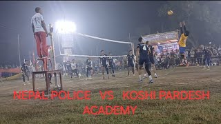 Night Mayor Cup Volleyball Inaruwa  Koshi Police Vs Koshi Pradesh VTCE [upl. by Choo]