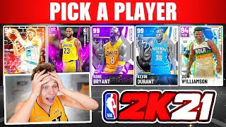 THE DRAFT NEW GAMEMODE IN NBA 2K21 [upl. by Ayotak]