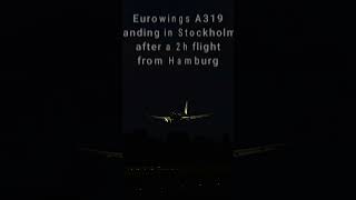 Eurowings A319 landing in Stockholm foryoumsfs msfs2020 aviation avgeek [upl. by Normand194]