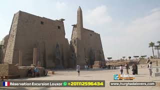 Visite en Le Temple de Louxor Égypte  l’histoire de l’établissement Temple d’Amon [upl. by Cyler]