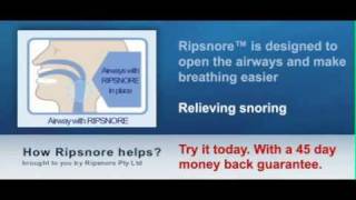 Ripsnore TM  How it works [upl. by Hiltan]