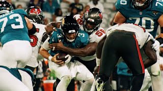 Markees Watts Gets In Backfield Brings Down QB  Bucs vs Jaguars Highlights  Tampa Bay Buccaneers [upl. by Rudolfo]