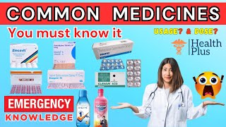 Common Medicines For General Medical Practice I Medicine Name and Uses [upl. by Mikaela]