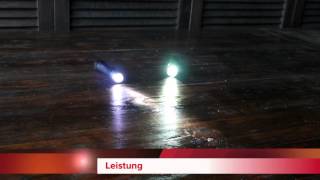 LED LENSER F1 VS Olight M10 Maverick  Der Vergleich [upl. by Frick]