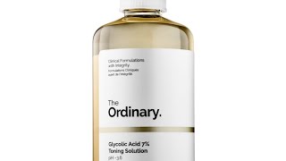 THE ORDINARY Glycolic Acid 7 Toning Solution Review [upl. by Carlen165]