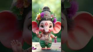 Ganapati Bappa Morya🌺shortvideo ganesh bappa viralreels youtubeshorts [upl. by Brass]